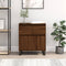 Dressoir 60x35x70 cm bewerkt hout bruineikenkleurig
