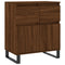 Dressoir 60x35x70 cm bewerkt hout bruineikenkleurig