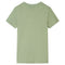 Kindershirt 140 lichtkakikleurig