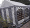 Professionele Partytent PVC 3x4x2,2 mtr in Wit-Grijs