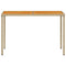 Tuintafel met acaciahouten blad 115x54x74 cm poly rattan beige