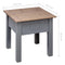 Nachtkastje Panama Range 50,5x50,5x52,5 cm grenenhout grijs
