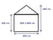 Opslagtent Premium PVC 3x8 mtr in Wit