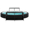Opbergschappen 2 st poly rattan zwart