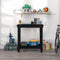 werkbank 80x50x80 cm massief grenenhout zwart