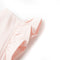 Kindershirt met ruches aan de mouwen glitterprint 104 zachtroze