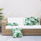 Sierkussens 4 st 40x40 cm stof bladpatroon