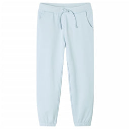 Kinderjoggingbroek 128 lichtblauw