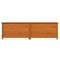 Kussenbox 200x50x56 cm massief vurenhout bruin
