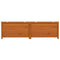 Kussenbox 200x50x56 cm massief vurenhout bruin
