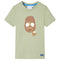 Kindershirt met korte mouwen 116 lichtkakikleurig