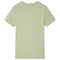 Kindershirt met korte mouwen 116 lichtkakikleurig