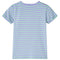 Kindershirt gestreept 128 felmintkleurig