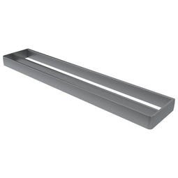 Haceka Aline Dubbele Handdoekhouder Grijs Aluminium 60cm