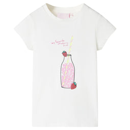 Kindershirt 140 ecru