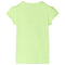 Kindershirt 92 neongeel