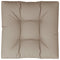 Palletkussen 80x80x12 cm stof taupe