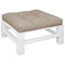 Palletkussen 80x80x12 cm stof taupe