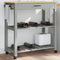 Keukentrolley MONZA 84x40x90 cm massief grenenhout