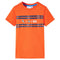 Kindershirt 140 donkeroranje