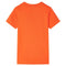 Kindershirt 140 donkeroranje