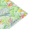 Tuinbankkussen bladpatroon 180x50x4 cm stof