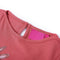 Kindershirt met lange mouwen 128 oudroze