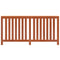 Radiatorombouw 169x19x84 cm massief grenenhout wasbruin