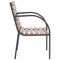 Tuinstoelen 2 st massief vurenhout