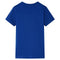 Kindershirt 116 donkerblauw