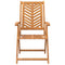 Tuinstoelen 2 st verstelbaar massief acaciahout