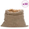 Jutezakken 30 stuks 220 g/m 100x110 cm 100% jute