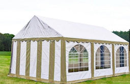 Premium Partytent PVC 4x6x2 mtr in Wit-Beige