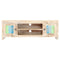 Tv-meubel 120x30x40 cm ruw acaciahout