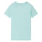 Kindershirt 140 lichtmintkleurig
