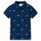 Kinderpoloshirt 140 marineblauw