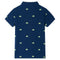 Kinderpoloshirt 140 marineblauw