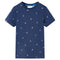 Kindershirt 92 donkerblauw