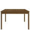 Tuintafel 121x82,5x76 cm massief grenenhout honingbruin