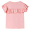 Kindershirt 128 middelroze