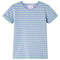 Kindershirt gestreept 92 felmintkleurig