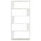 Boekenkast/kamerscherm 80x25x163,5 cm massief grenenhout wit