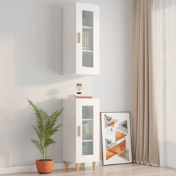 Hangkast 34,5x34x90 cm wit