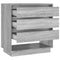 Dressoir 70x41x75 cm spaanplaat grijs sonoma eikenkleurig