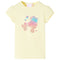 Kindershirt rolschaats 104 zachtgeel
