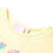 Kindershirt rolschaats 104 zachtgeel