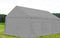 Opslagtent Premium PVC 5x10 mtr in Grijs