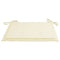 Tuinstoelkussens 4 st 50x50x4 cm stof crmekleurig