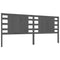 Hoofdbord 166x4x100 cm massief grenenhout grijs