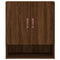 Wandkast 60x31x70 cm bewerkt hout bruineikenkleurig